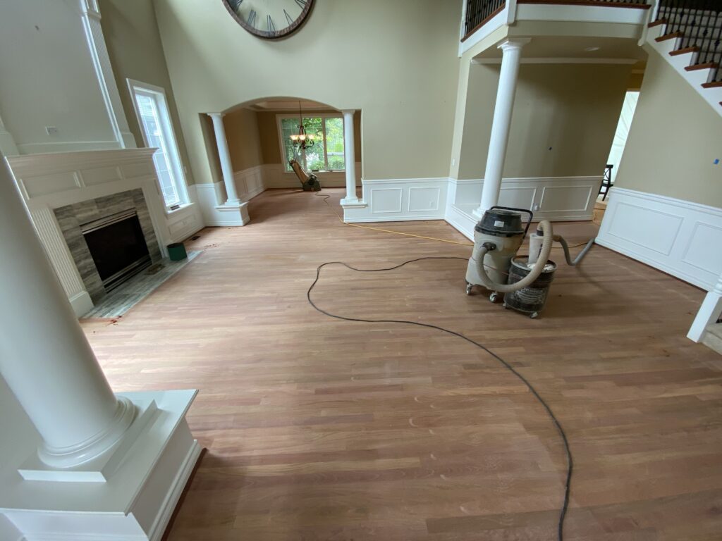 Brazilian cherry hardwood floor LUKS Construction Seattle, Bellevue, Redmond, Mercer Island, Sammamish, Issaquah