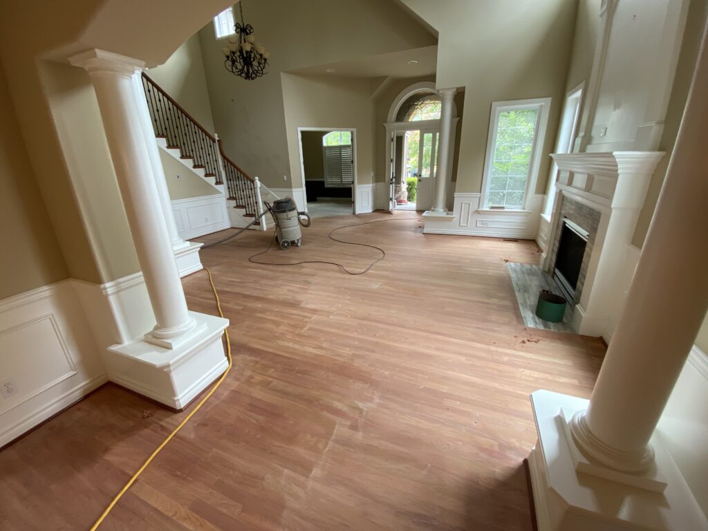 Brazilian cherry hardwood floor LUKS Construction Seattle, Bellevue, Redmond, Mercer Island, Sammamish, Issaquah