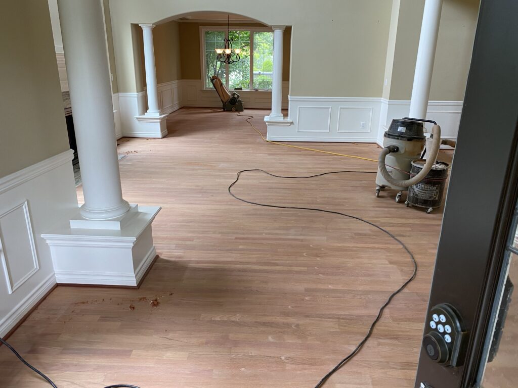 Brazilian cherry hardwood floor LUKS Construction Seattle, Bellevue, Redmond, Mercer Island, Sammamish, Issaquah