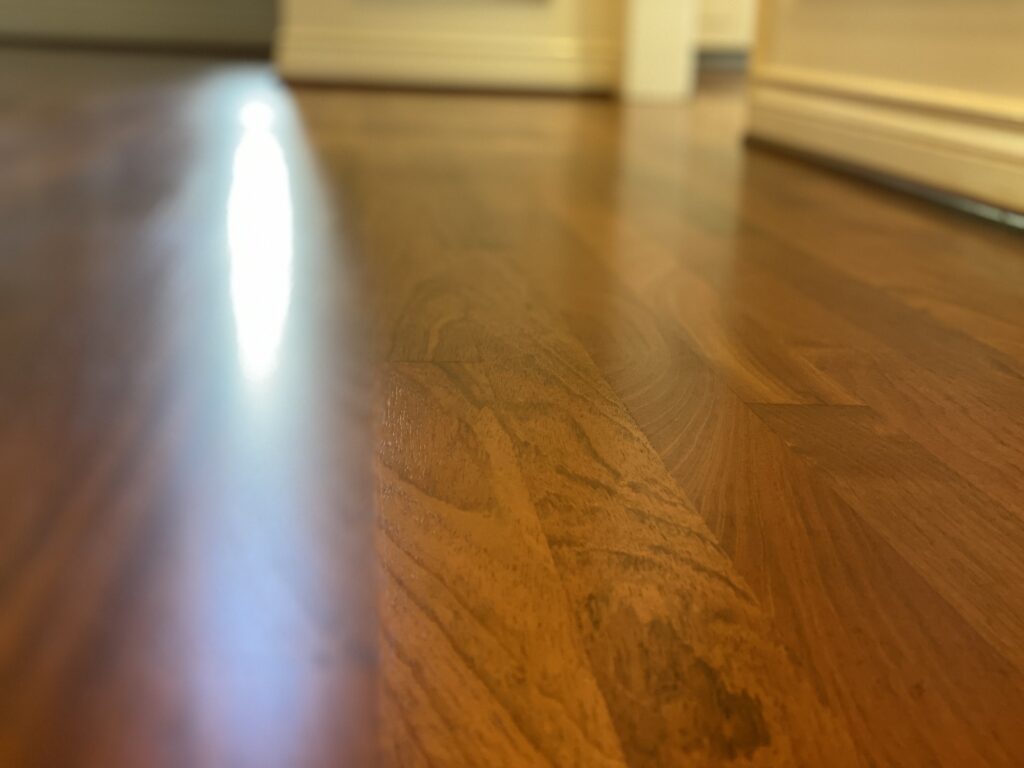 Brazilian cherry hardwood floor LUKS Construction Seattle, Bellevue, Redmond, Mercer Island, Sammamish, Issaquah