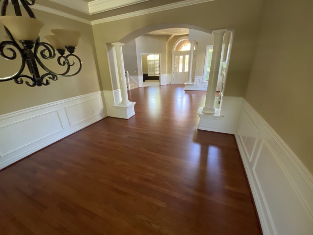 Brazilian cherry hardwood floor LUKS Construction Seattle, Bellevue, Redmond, Mercer Island, Sammamish, Issaquah