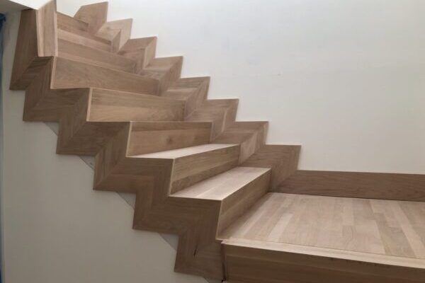 Custom hardwood stairs hardwood installation and finishing LUKS Construction Seattle, Bellevue, Redmond, Kirkland, Issaquah, Sammamish, Redmond & Mercer Island