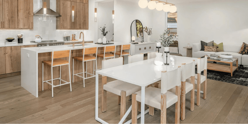 New construction hardwood installation luks construction