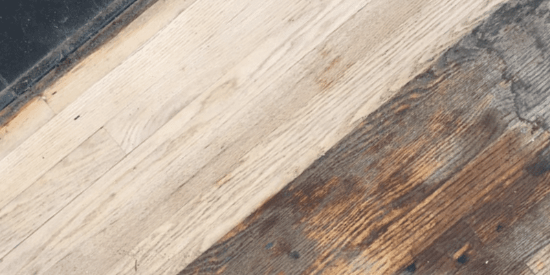 Hardwood floor refinishing in Bellevue home by LUKS Construction – Seattle Eastside flooring experts