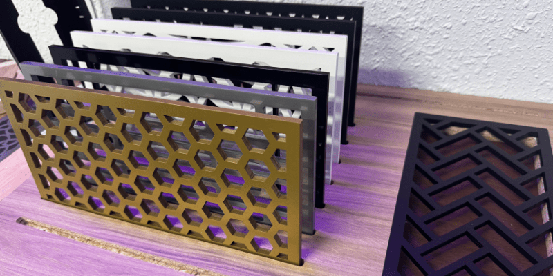 Hardwood floors metal flush vents from LUKS Construction Kirkland