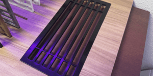 Hardwood floors metal flush vents from LUKS Construction Kirkland. Hardwood Floors installation, Hardwood Floors refinishing